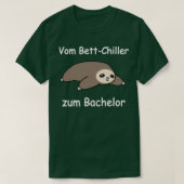 Uni Bachelor Afstuderen studenten Sloth Gift 3 T-shirt (Design voorkant)
