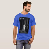 Uni Black Gothic Horror Small Long Sleeve VNeck Ri T-shirt (Voorkant volledig)