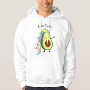 Uni Cado Unicorn Avocado Verjaardag Hoodie