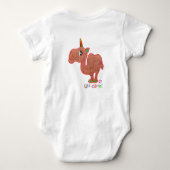 Uni-Camel één stuk Romper (Achterkant)