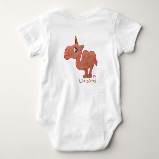 Uni-Camel één stuk Romper (Achterkant)