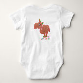 Uni-Camel één stuk Romper (Achterkant)