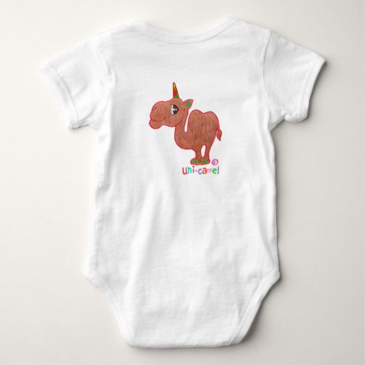 Uni-Camel één stuk Romper (Achterkant)