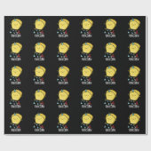 Uni-corn Grappige Maanpun Donkere BG Cadeaupapier (Vlak)