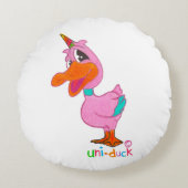Uni Duck Pillow Rond Kussen (Voorkant)