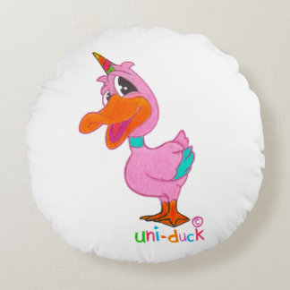 Uni Duck Pillow Rond Kussen