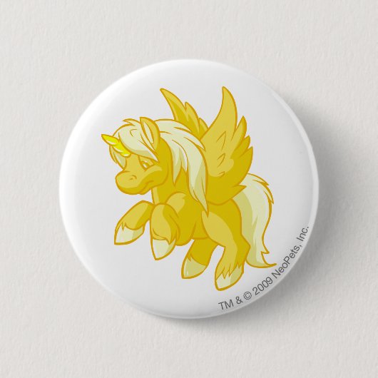 Uni Gold Ronde Button 5,7 Cm (Voorkant)