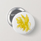 Uni Gold Ronde Button 5,7 Cm (Voorkant /achterkant)