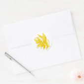 Uni Gold Ronde Sticker (Envelop)