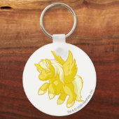 Uni Gold Sleutelhanger (Voorkant)