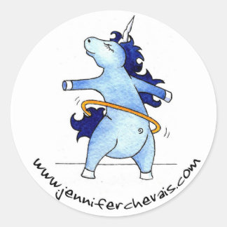 Uni Hula Hoop Ronde Sticker