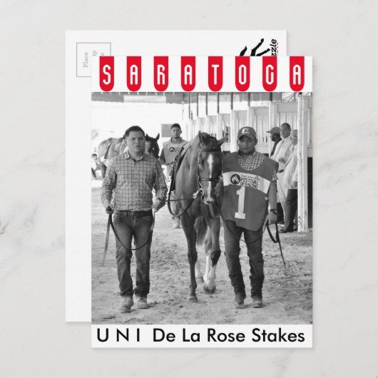 Uni, Jorge Abreu & Shug McGaughey Briefkaart (Voorkant / Achterkant)