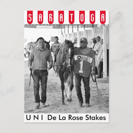 Uni, Jorge Abreu & Shug McGaughey Briefkaart (Voorkant)