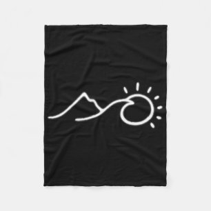 Uni Minimalistische Outdoor Verkenners Wandelavont Fleece Deken