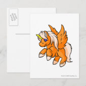 Uni Oranje Briefkaart (Voorkant / Achterkant)