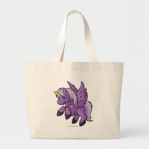 Uni Paars Grote Tote Bag