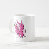 Uni Pink Koffiemok (Voorkant links)