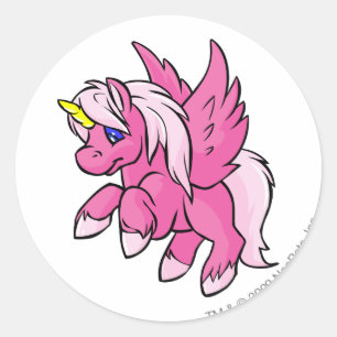 Uni Pink Ronde Sticker