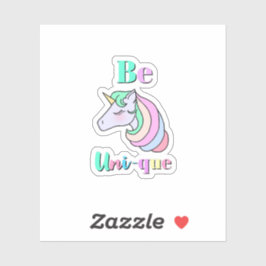 Uni que sticker