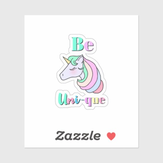 Uni que sticker (Vel)