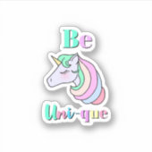 Uni que sticker (Voorkant)