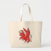 Uni Red Grote Tote Bag (Voorkant)