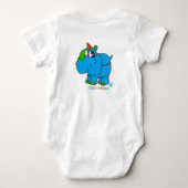 Uni-Rhino One Piece Romper (Achterkant)
