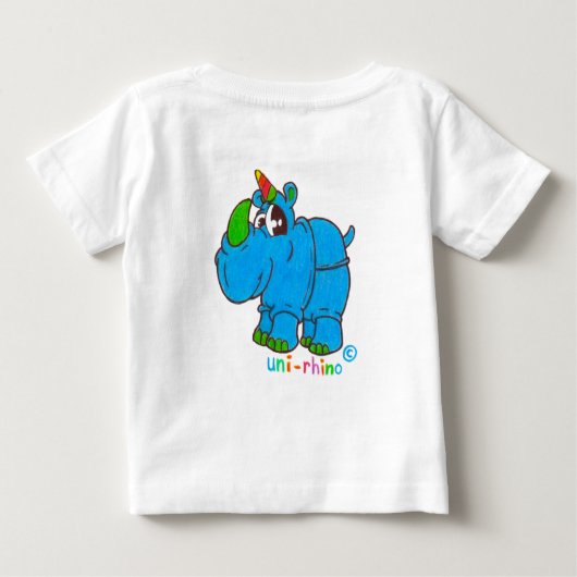 Uni-Rhino T-shirt (Achterkant)