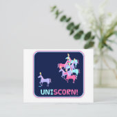 Uni-scorn Briefkaart (Staand voorkant)