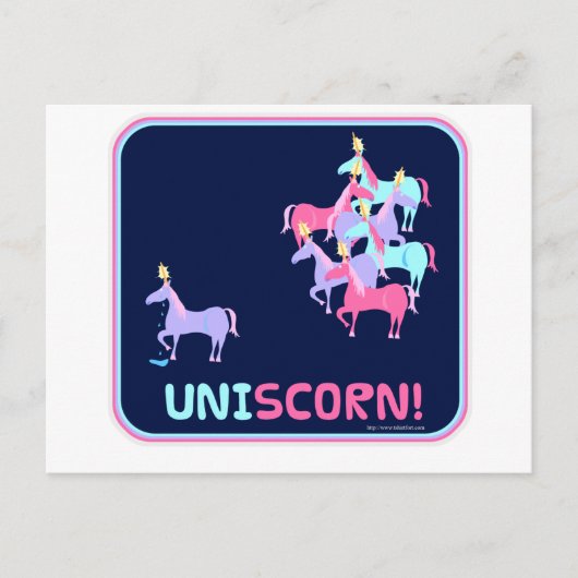 Uni-scorn Briefkaart (Voorkant)