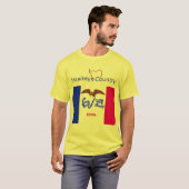 Uni-sex Patriotic Hawkeyes Iowa Flag T-shirt (Voorkant volledig)