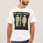 Uni-Sex Toilet T-shirt (Voorkant)