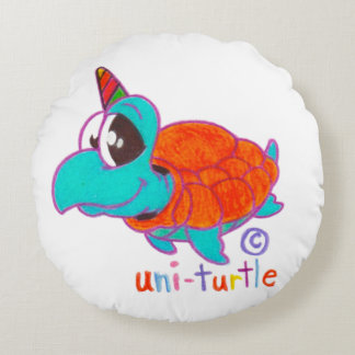 Uni Turtle Pillow Rond Kussen