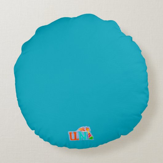 Uni Turtle Pillow Rond Kussen (Achterkant)