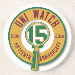 Uni Watch 15th Jubileum Onderzetter