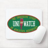 Uni Watch Mousepad (afwisselend) Muismat (Met muis)