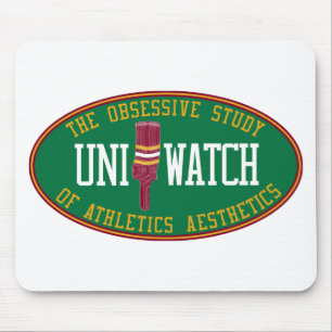Uni Watch Mousepad (afwisselend) Muismat
