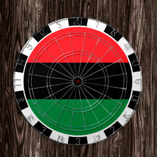 Unia Dartboard & Pan African Flag darts / game Dartbord