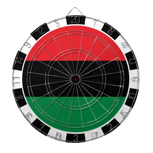 Unia Dartboard & Pan African Flag darts / game Dartbord (Voorkant)