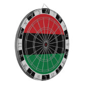 Unia Dartboard & Pan African Flag darts / game Dartbord (Voorkant Links)