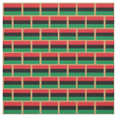 Unia Flag Fabric & Pan African flag mode/gold Stof (Swatch)