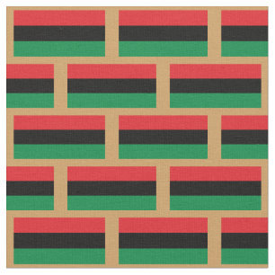 Unia Flag Fabric & Pan African flag mode/gold Stof