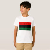 UNIA Flag Pan African Freedom Roots Black Liberati T-shirt (Voorkant volledig)