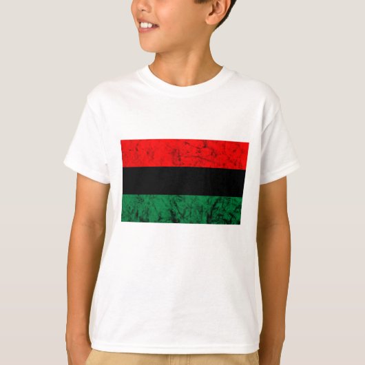 UNIA Flag Pan African Freedom Roots Black Liberati T-shirt (Voorkant)