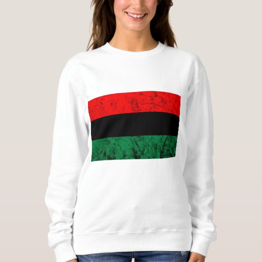 UNIA Flag Pan African Freedom Roots Black Liberati Trui (Voorkant)