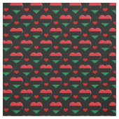 UNIA Flag & Rode Hart mode Stof / Pan African (Swatch)