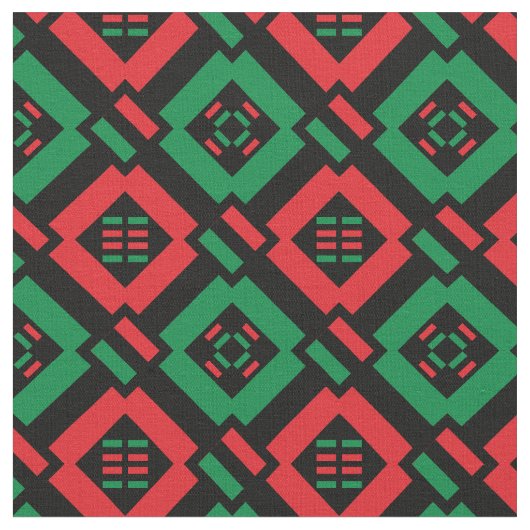 UNIA Flag & Trendy Pan American Fabric mode GLD Stof (Close Up)