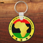 UNIA PAN AFRICAN ALLIANCE Africa Roots Tote Bag Sleutelhanger (Voorkant)