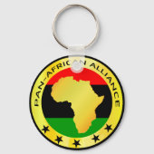 UNIA PAN AFRICAN ALLIANCE Africa Roots Tote Bag Sleutelhanger (Achterkant)