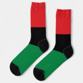 Unia vlag Symbool & Pan African Flag / Kwanzaa Sokken (Links)